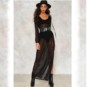 Nasty Gal Travel Lightly Mesh Dress